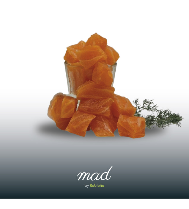 Dados de Salmón Ahumado Premium – Sabor Nórdico 120g